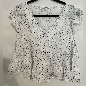 Cute star peplum top